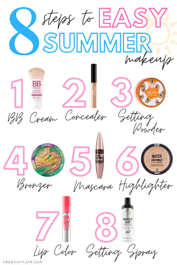 8 Steps to Easy Summer Makeup