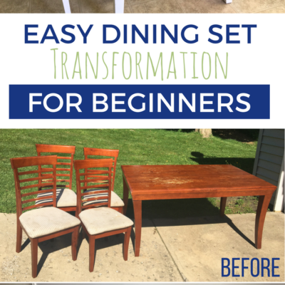 Easy Dining Set Transformation For Beginners