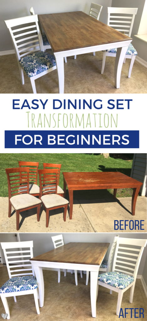 Easy Dining Set Transformation For Beginners