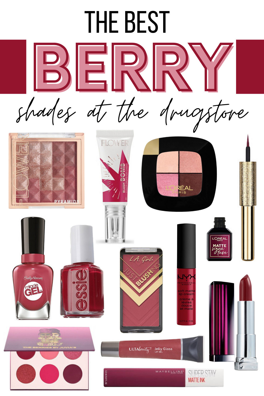 11 Affordable Berry Shades At The Drugstore