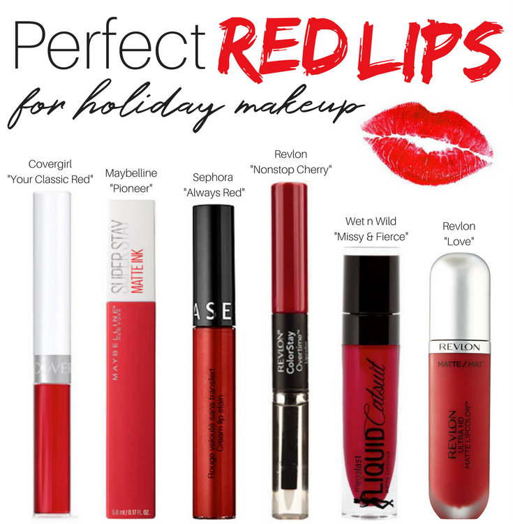 Affordable Red Lips for Your Perfect Holiday Look