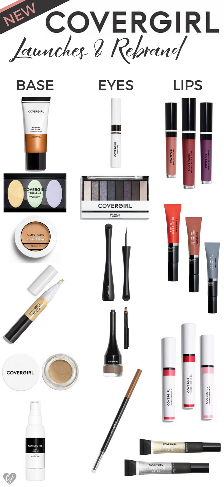 new covergirl launches & rebrand