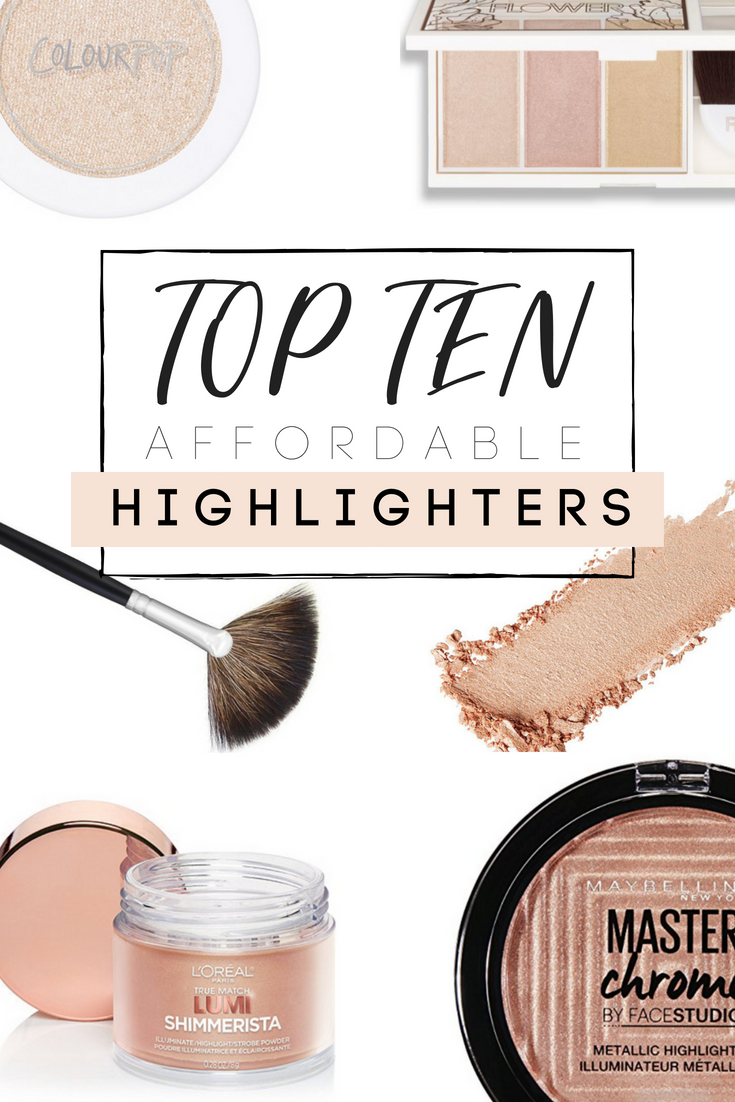 Top Ten Affordable Highlighters