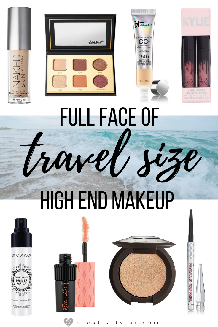 Full Face of Travel Size High End Makeup