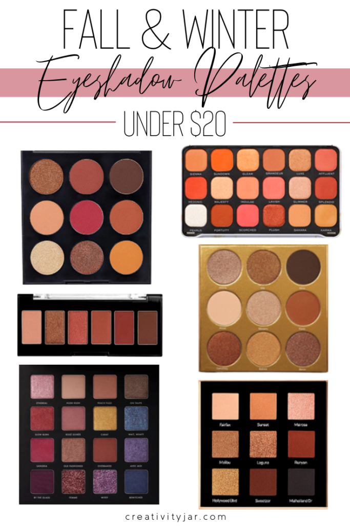 Fall Eyeshadow Palettes Under $20
