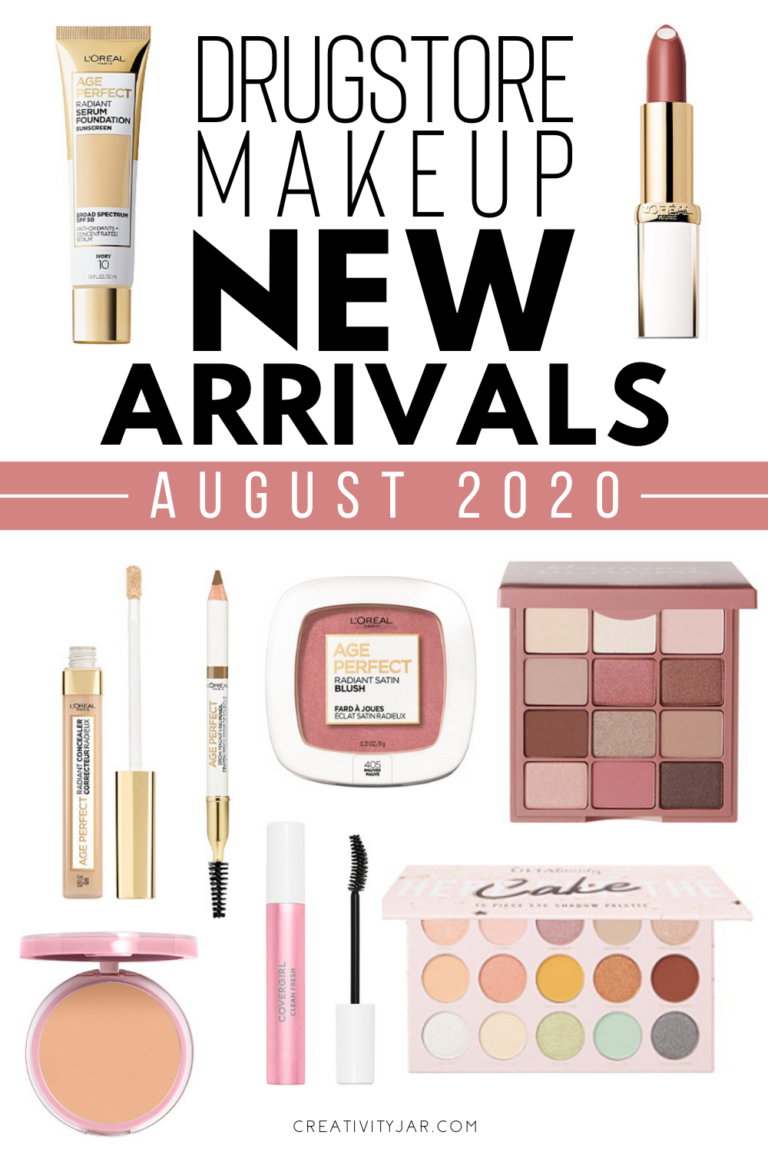 New Drugstore Makeup August 2020 Creativity Jar